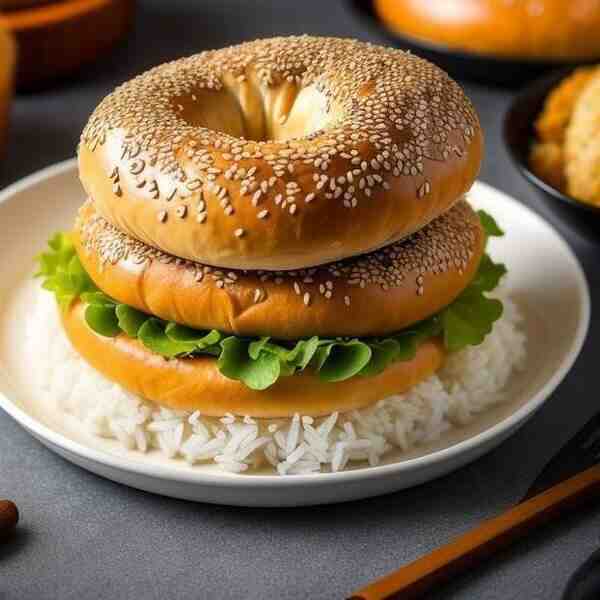 Рогалики с рисом и курицей в заливке